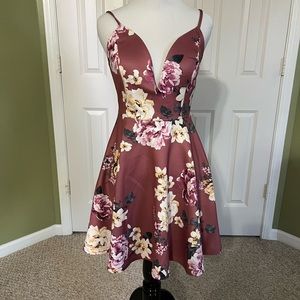 Med floral dress